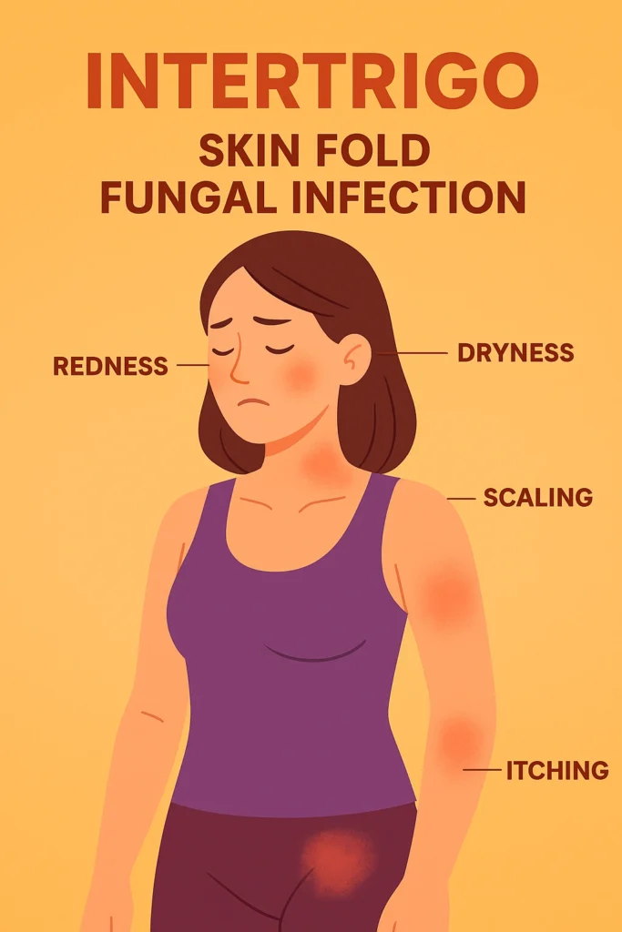 Intertrigo (Skin Fold Fungal Infection): Causes, Treatment, and Prevention