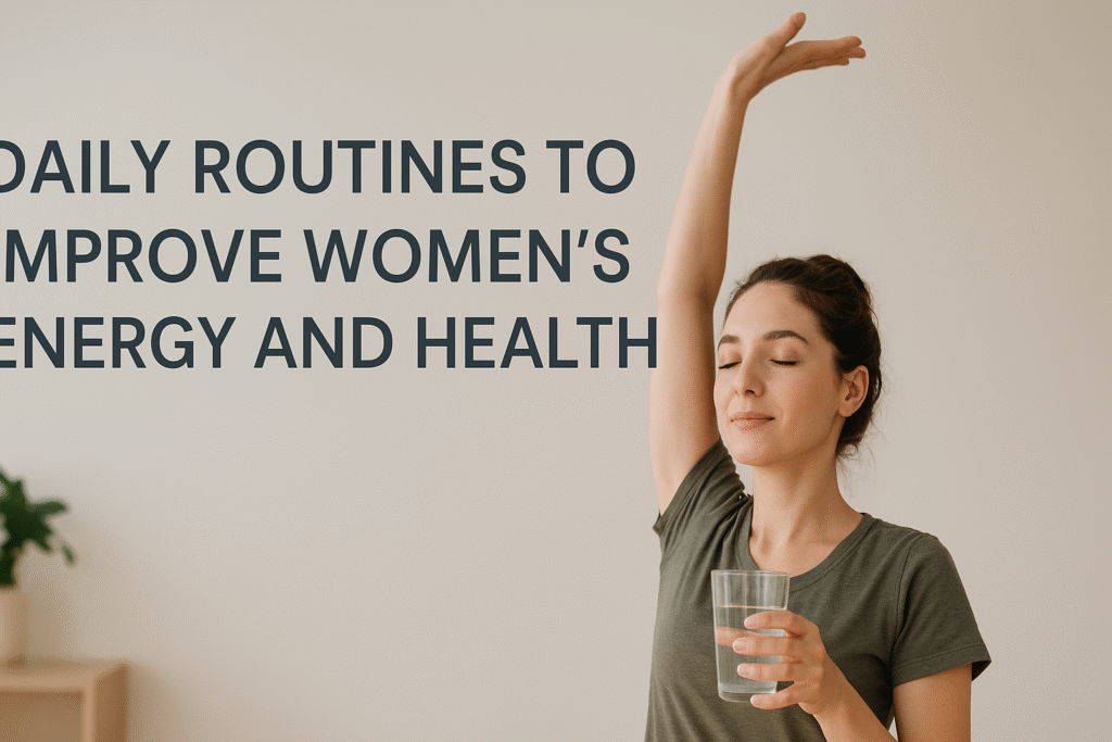 Daily Routines to Improve Women’s Energy and Health