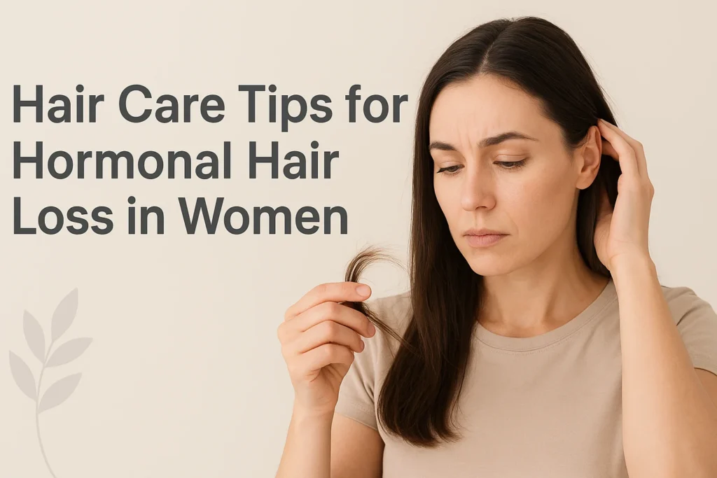 Hair Care Tips for Hormonal Hair Loss in Women