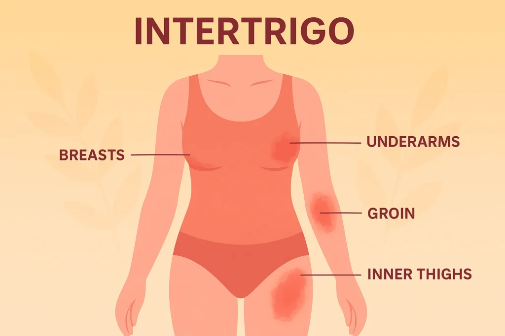 Intertrigo (Skin Fold Fungal Infection): Causes, Treatment, and Prevention